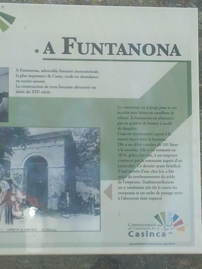 Gite La Fontaine Corse Loreto-di-Casinca Buitenkant foto